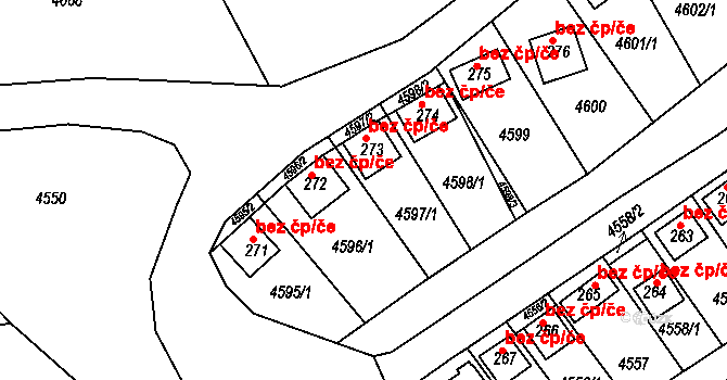 Brod nad Dyjí 47102322 na parcele st. 273 v KÚ Brod nad Dyjí, Katastrální mapa
