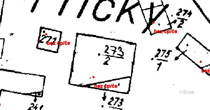 Týn nad Bečvou 336, Katastrální mapa