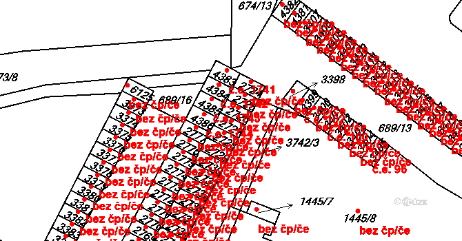 Havlíčkův Brod 44524323 na parcele st. 2727 v KÚ Havlíčkův Brod, Katastrální mapa