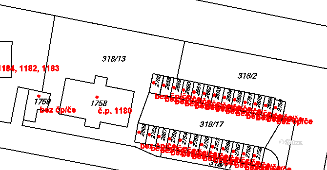 Litovel 49535323 na parcele st. 2658 v KÚ Litovel, Katastrální mapa