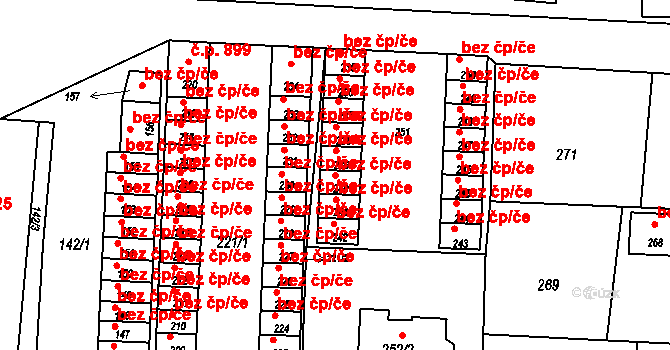 Těrlicko 44631324 na parcele st. 240 v KÚ Horní Těrlicko, Katastrální mapa