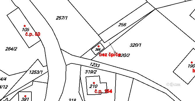 Mistrovice 42709326 na parcele st. 399 v KÚ Mistrovice nad Orlicí, Katastrální mapa