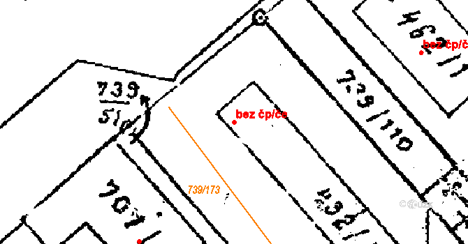 Luleč 50190326 na parcele st. 432/1 v KÚ Luleč, Katastrální mapa