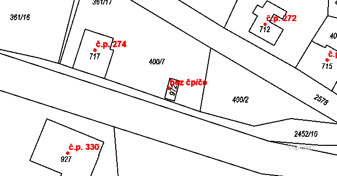 Albrechtice v Jizerských horách 43267327 na parcele st. 972 v KÚ Albrechtice v Jizerských horách, Katastrální mapa