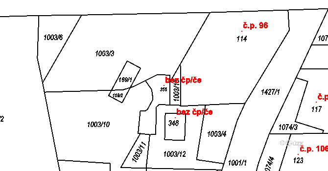 Telnice 118392328 na parcele st. 356 v KÚ Varvažov u Telnice, Katastrální mapa