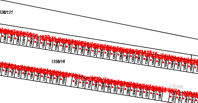 Česká Lípa 45729328 na parcele st. 1338/55 v KÚ Česká Lípa, Katastrální mapa