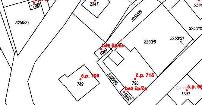 Dobřany 46221328 na parcele st. 1090 v KÚ Dobřany, Katastrální mapa