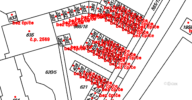 Šumperk 44945329 na parcele st. 406 v KÚ Dolní Temenice, Katastrální mapa