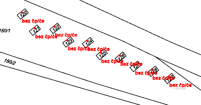 Rataje nad Sázavou 49522329 na parcele st. 125 v KÚ Malovidy, Katastrální mapa