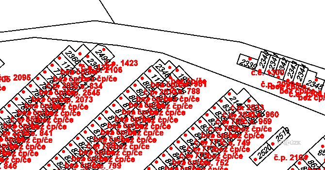 Sezimovo Ústí 42308330 na parcele st. 1130 v KÚ Sezimovo Ústí, Katastrální mapa