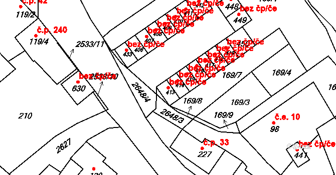 Libá 49599330 na parcele st. 413 v KÚ Libá, Katastrální mapa