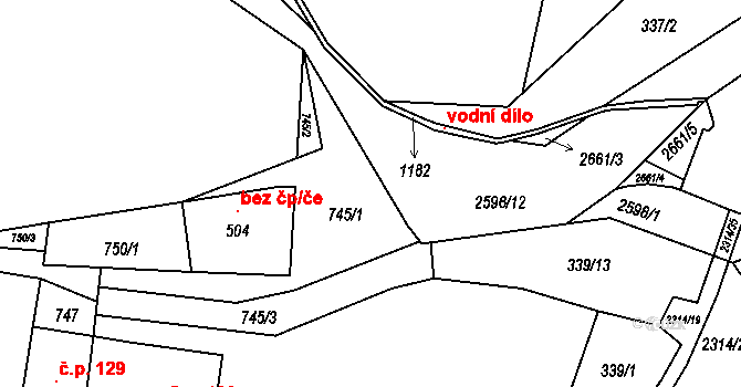 Objekt 118211331, Katastrální mapa