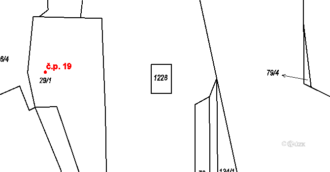 Litochovice nad Labem 42, Prackovice nad Labem na parcele st. 29/2 v KÚ Litochovice nad Labem, Katastrální mapa