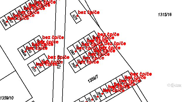 Hranice 42050332 na parcele st. 1642/2 v KÚ Hranice, Katastrální mapa