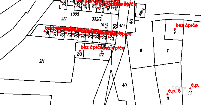 Hostouň 45238332 na parcele st. 2/2 v KÚ Hostouň u Horšovského Týna, Katastrální mapa