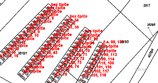 Zlín 67,82 na parcele st. 5346/4 v KÚ Zlín, Katastrální mapa