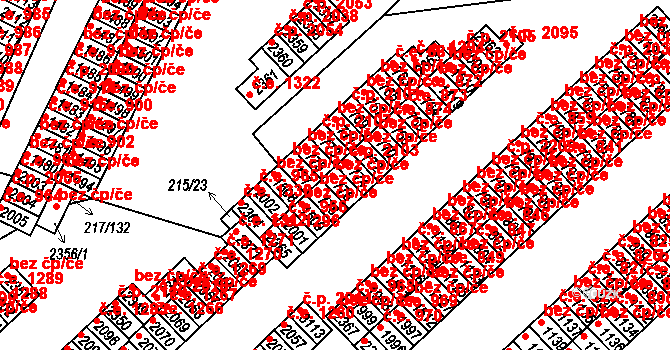 Sezimovo Ústí 878, Katastrální mapa