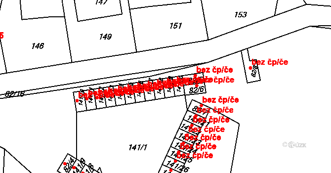 Roztoky 39606333 na parcele st. 141/19 v KÚ Roztoky u Prahy, Katastrální mapa