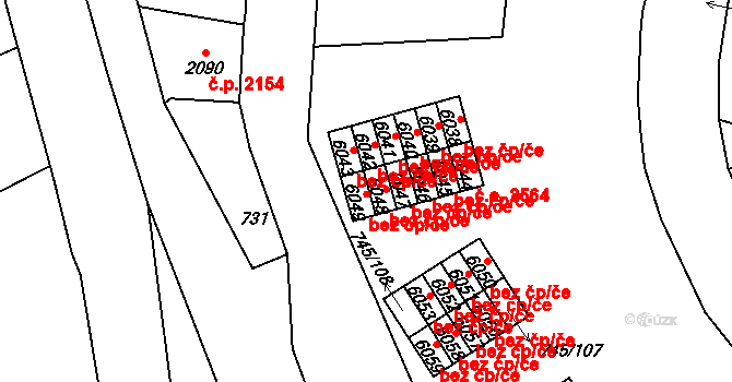 Jablonec nad Nisou 2559, Katastrální mapa