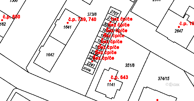 Sušice 45168334 na parcele st. 2239 v KÚ Sušice nad Otavou, Katastrální mapa