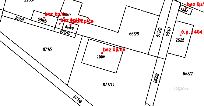 Třebechovice pod Orebem 888, Katastrální mapa