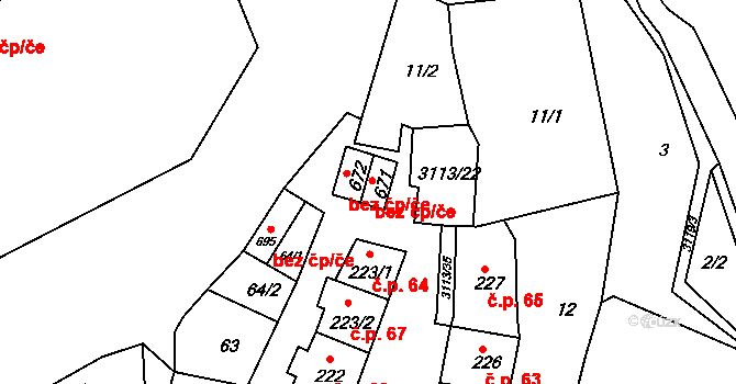 Bečov nad Teplou 39646335 na parcele st. 672 v KÚ Bečov nad Teplou, Katastrální mapa