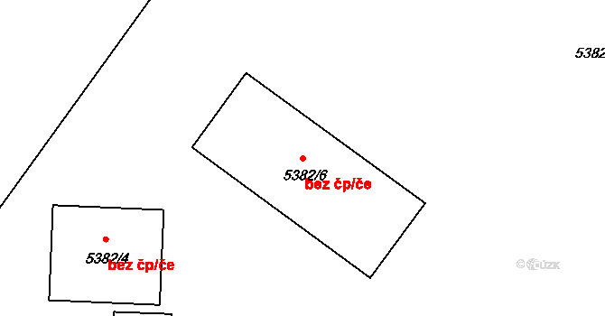 Česká Lípa 39756335 na parcele st. 5382/6 v KÚ Česká Lípa, Katastrální mapa