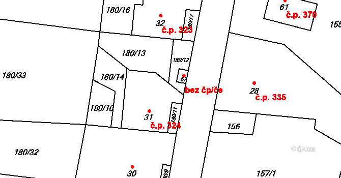 Herálec 47274336 na parcele st. 67 v KÚ Kocanda, Katastrální mapa