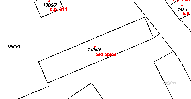 Kynšperk nad Ohří 48142336 na parcele st. 1396/4 v KÚ Kynšperk nad Ohří, Katastrální mapa