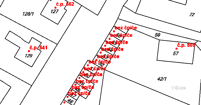 Moravský Beroun 46342338 na parcele st. 53 v KÚ Moravský Beroun, Katastrální mapa
