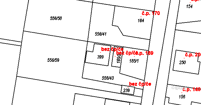 Krušovice 101493339 na parcele st. 399 v KÚ Krušovice, Katastrální mapa