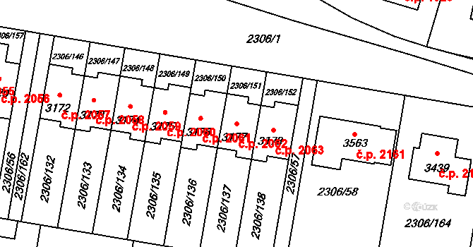 Hořice 2062 na parcele st. 3177 v KÚ Hořice v Podkrkonoší, Katastrální mapa