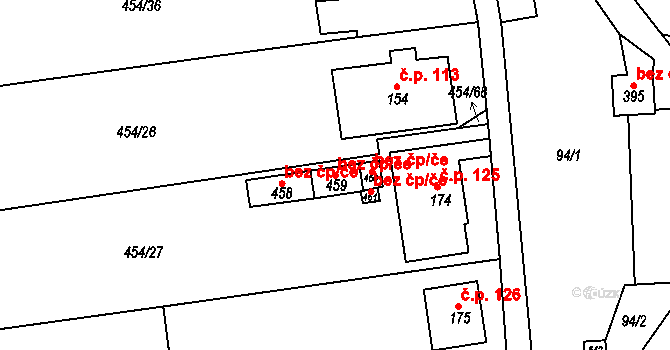 Horní Maršov 92185339 na parcele st. 459 v KÚ Horní Maršov, Katastrální mapa