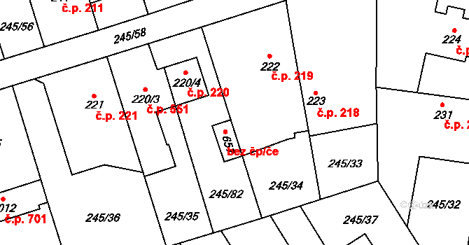 Horoměřice 551, Katastrální mapa