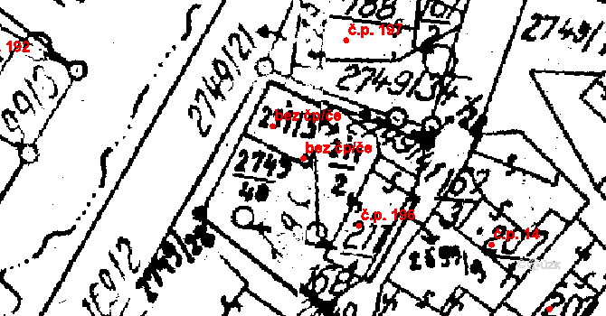 Horní Štěpánov 41156340 na parcele st. 211/2 v KÚ Horní Štěpánov, Katastrální mapa