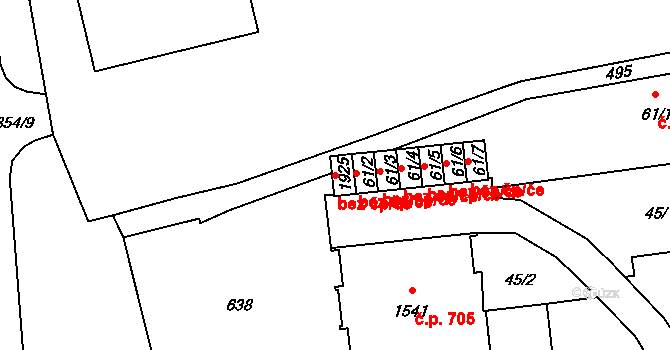 Nový Jičín 41770340 na parcele st. 1925 v KÚ Nový Jičín-Dolní Předměstí, Katastrální mapa
