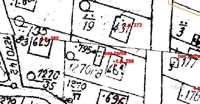 Lukov 48424340 na parcele st. 795 v KÚ Lukov u Zlína, Katastrální mapa