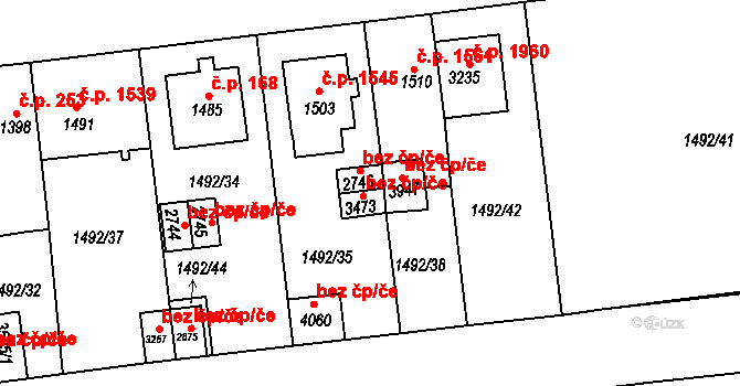 Svitavy 48974340 na parcele st. 3473 v KÚ Svitavy-předměstí, Katastrální mapa