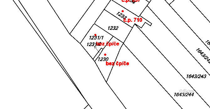 Drnholec 658, Katastrální mapa