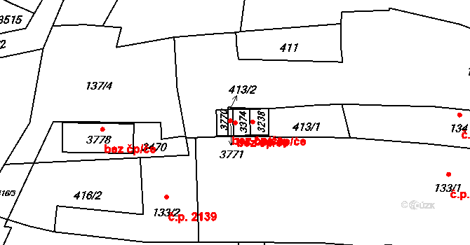 Hořice 39777341 na parcele st. 3374 v KÚ Hořice v Podkrkonoší, Katastrální mapa