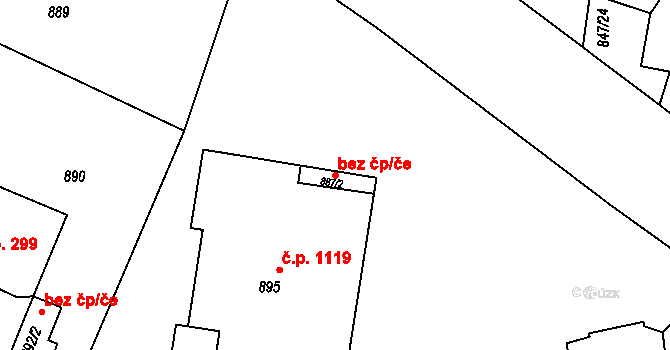 Kopřivnice 44822341 na parcele st. 887/2 v KÚ Kopřivnice, Katastrální mapa
