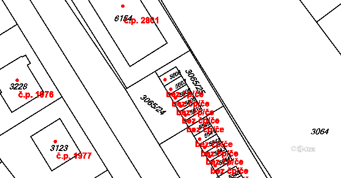 Rakovník 49141341 na parcele st. 5607 v KÚ Rakovník, Katastrální mapa