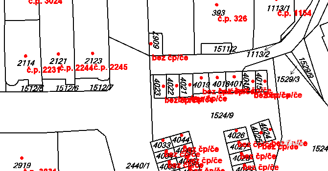 Jablonec nad Nisou 1005, Katastrální mapa