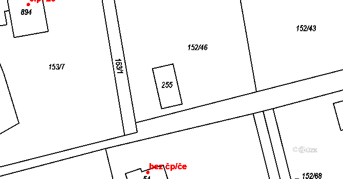 Březová-Oleško 39632342 na parcele st. 658 v KÚ Oleško u Zvole, Katastrální mapa