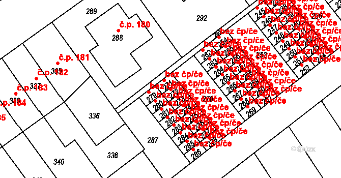 Přerov 41928342 na parcele st. 272 v KÚ Kozlovice u Přerova, Katastrální mapa