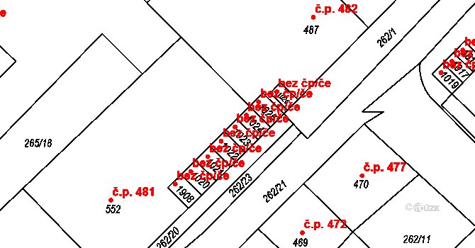 Kdyně 45237344 na parcele st. 1023 v KÚ Kdyně, Katastrální mapa