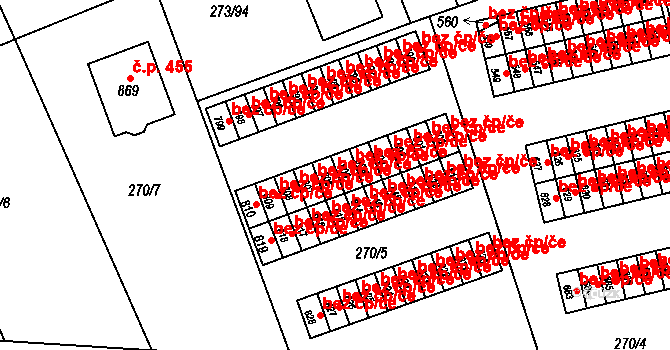 Třemošnice 50496344 na parcele st. 806 v KÚ Třemošnice nad Doubravou, Katastrální mapa