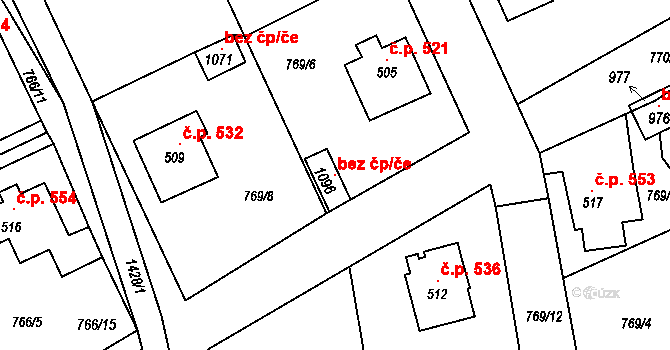 Objekt 147752345, Katastrální mapa