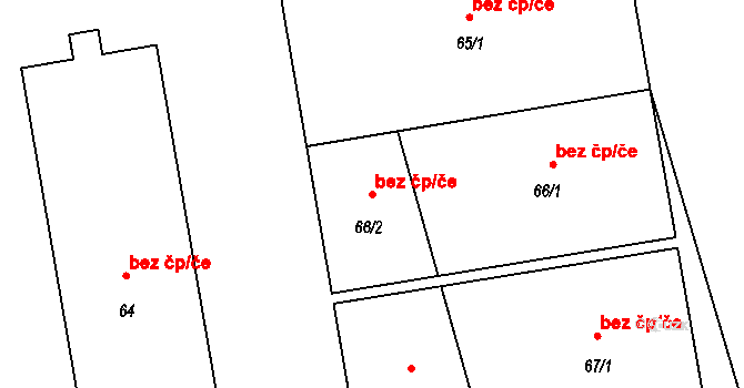 Sedlec 40547345 na parcele st. 66/2 v KÚ Sedlec u Českých Budějovic, Katastrální mapa
