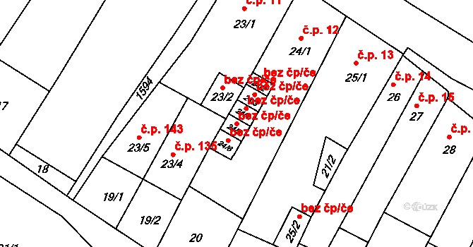 Štíty 49235346 na parcele st. 24/5 v KÚ Štíty-město, Katastrální mapa